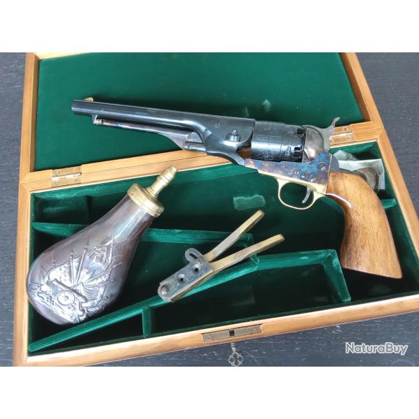 Revolver colt navy 1860 cal 44 RIGARMI dans coffret