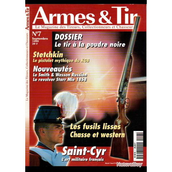 armes et tir 7 saint-cyr, smith et wesson 3 44 russian, 14 mod�les air comprim�, stetchkine, fusil u