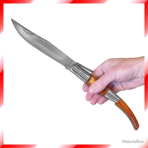 Navaja (couteau pliant gant) Inox - Lame de 16,9 cm