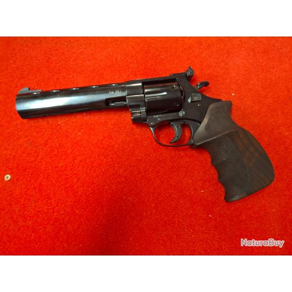 WEIHRAUCH HW9 ST BRONZ� CALIBRE .22 LR EN CANON DE 6 POUCES + POIGNEE BOIS ERGONOMIQUE + MALLETTE