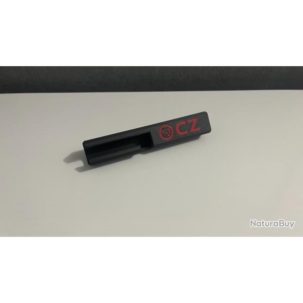 Etui de culasse CZ 457 noir et rouge
