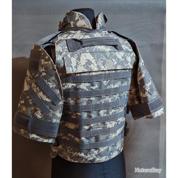 Gilet full cover Urban AirSoft / Rplique - Gilet  tactique  10 pices / gilet pare-balle