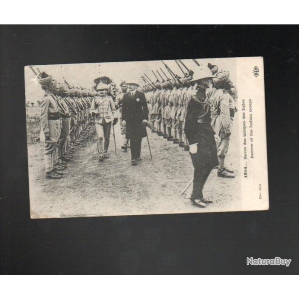 revue de troupes des indes  cpa