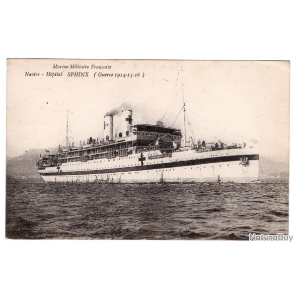 CPA  MARINE MILITAIRE FRANCAISE NAVIRE HOPITAL SPHINX N�194