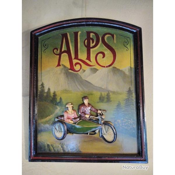 Tableau ancien relief  50 x 40 cm