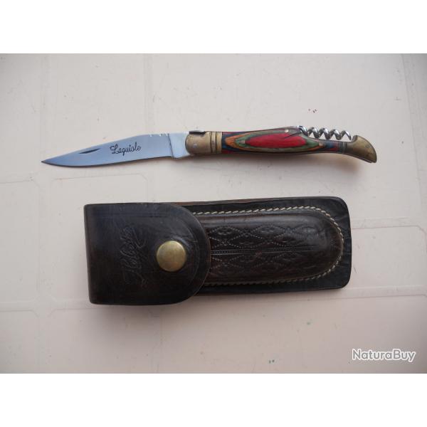 COUTEAU LAGUIOLE AVEC ETUI