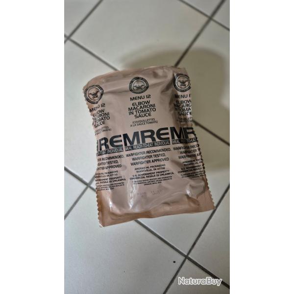Ration MRE US menu 12