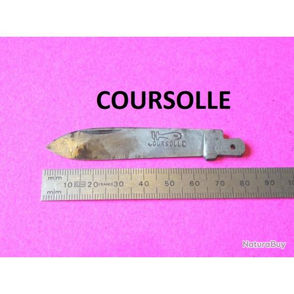 lame couteau COURSOLLE - VENDU PAR JEPERCUTE (D25B119)