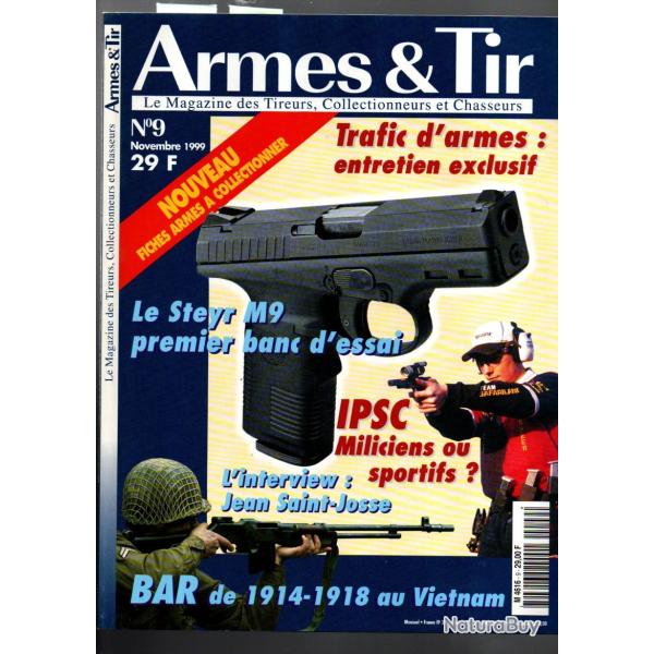 armes et tir 9 fm bar de 1914 au vietnam, ipsc, ka-bar, glock 36, gras et beaumont, steyr m9,