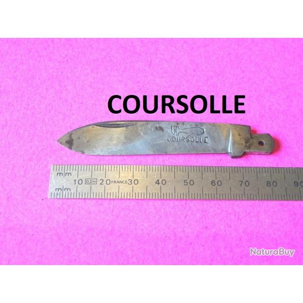 lame couteau COURSOLLE longueur 81mm - VENDU PAR JEPERCUTE (D25B123)