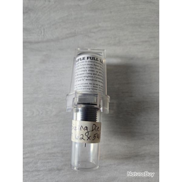 LEE RECALIBREUR CALIBRE CARBIDE SIZING DIE 7.62x 54r