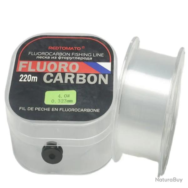Fluorocarbone Monofilament 220 M�tres 15.87Kg 0.430mm pour la P�che Eau Douce ou Mer