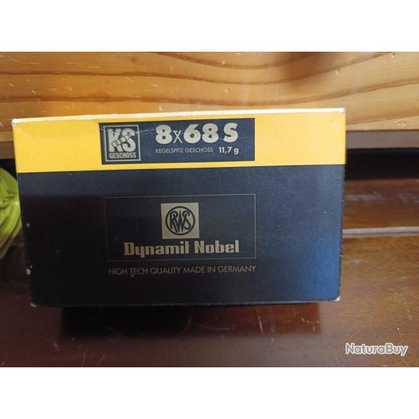 Munitions cal 8x68s RWS