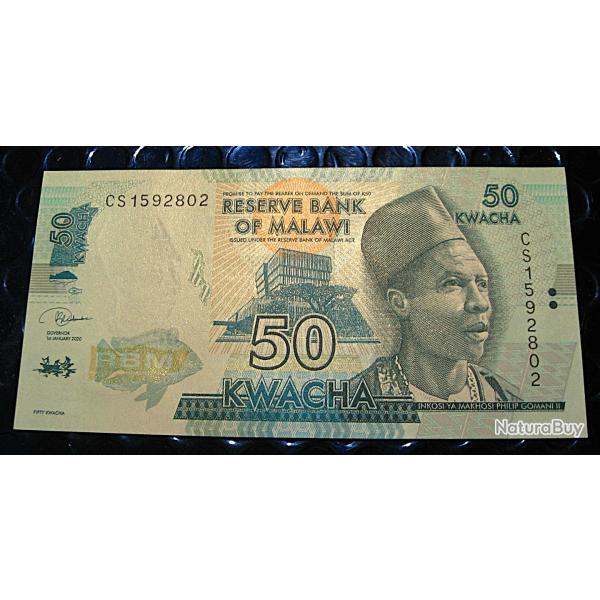 Malawi billet de 50 kwacha superbe