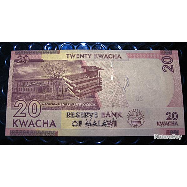 Malawi billet de 20 twenty  kwacha superbe 2019