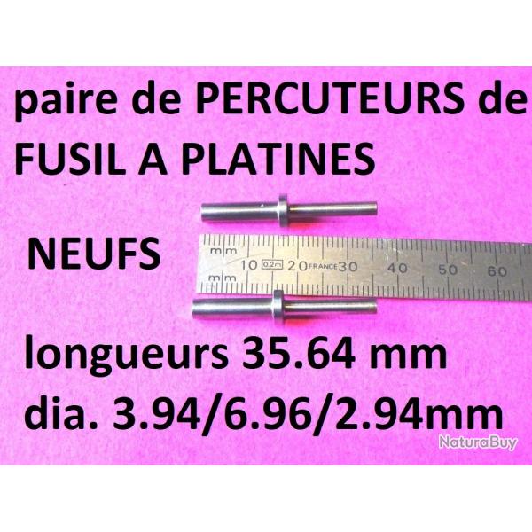 paire percuteurs NEUFS de fusil � platines - VENDU PAR JEPERCUTE (D25B36)