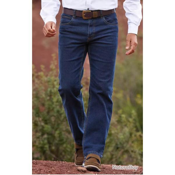 Pantalon Original Outdoor, Atlas for Men. Jean Stretch Regular Bleu a 1 euros sans reserve !