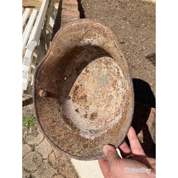 Casque allemand rcup de grenier