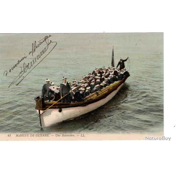 CPA -MARINE DE GUERRE - UNE BALEINI�RE N�341