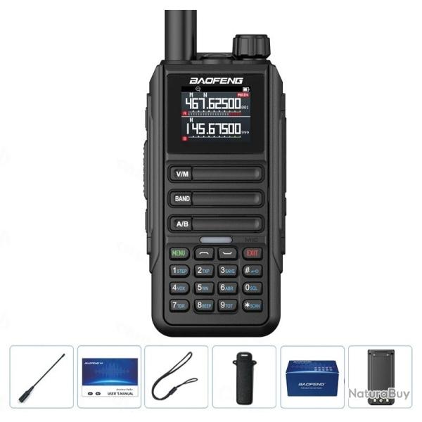 [Nouveaut� 2025] Talkie-walkie Baofeng UV-16 Max PRO V2 (Noir) 15W - LIVRAISON GRATUITE