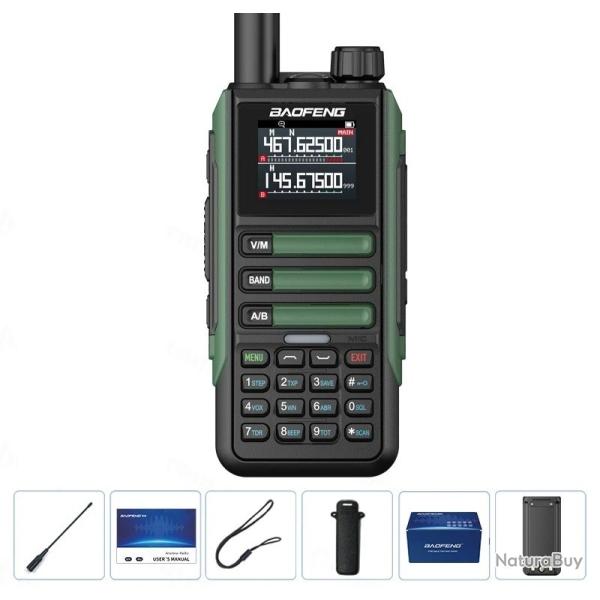 [Nouveaut� 2025] Talkie-walkie Baofeng UV-16 Max PRO V2 (Vert) 15W - LIVRAISON GRATUITE