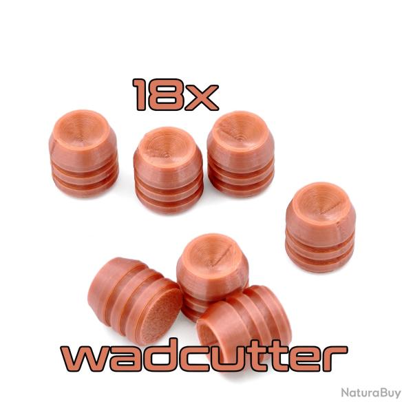 Ogive plastique pour 1858 1851 1860 cal 0.44 Wadcutter 18 x - Pr�cision S�curit� & Performance