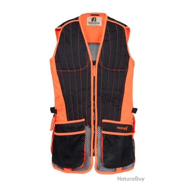 Gilet ball trap evo NOIR ORANGE