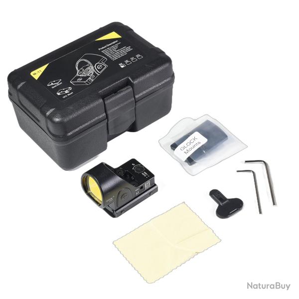 Mini collimateur de vise  point rouge, rflexe tactique -**Mini--Black LIVRAISON GRATUITE !!