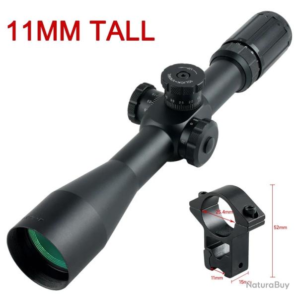 Lunette de vise optique, premier plan focal -**4-14X44 FFP--11mmT  LIVRAISON GRATUITE !!