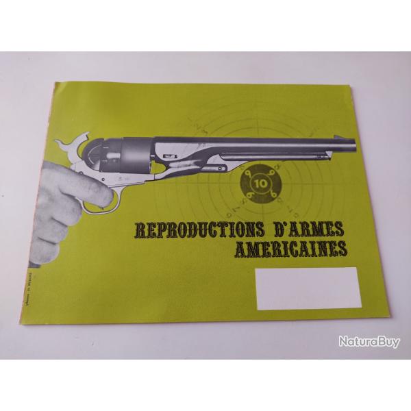 Catalogue Publicit� reproduction d'armes am�ricaines . Revolver Colt Yankee Colt Navy 1851 Remington
