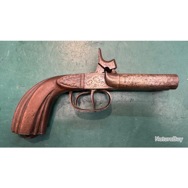 Pistolet juxtapos� � percussions 2 canons