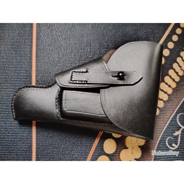 Holster ceinture cuir noir