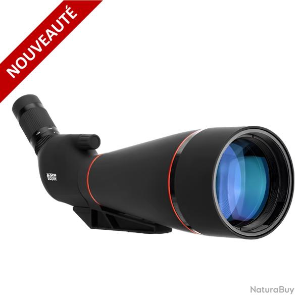 Longue vue 25-75x100 �tanche coud�e � 45� DIGITAL OPTIC avec tr�pied de table HorizonMax