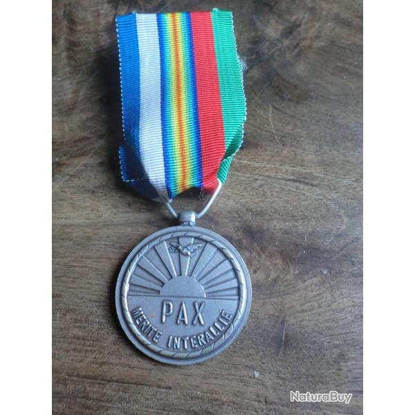 m�daille PAX m�rite interalli�