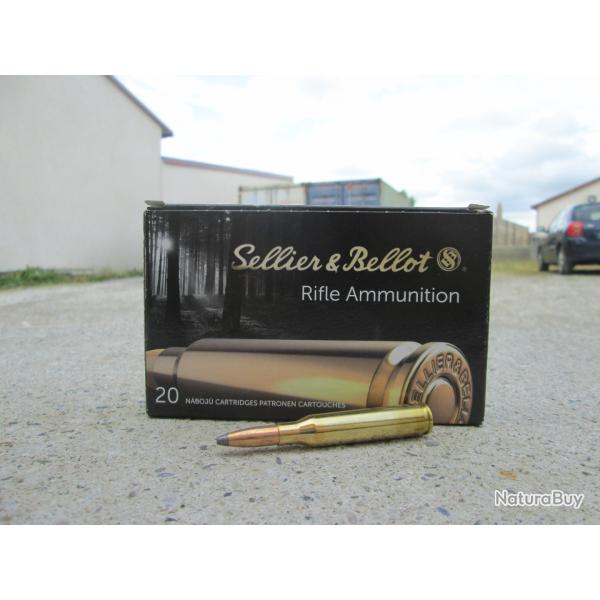 20 cartouches en 6.5x57 en 131 grs Soft Point Sellier & Bellot