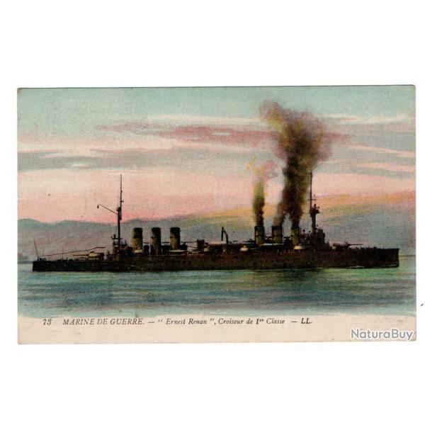 CPA - MARINE DE GUERRE- "Ernest Renan"Croiseur de 1er Classe N�004