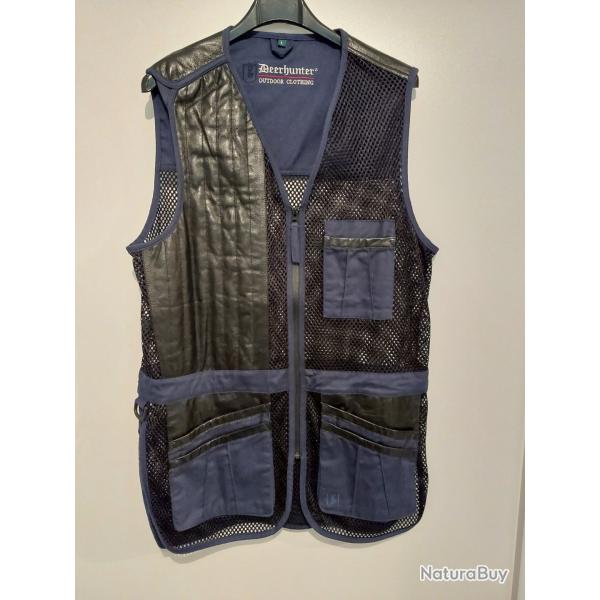 Gilet trap Deerhunter taille L neuf dos filet