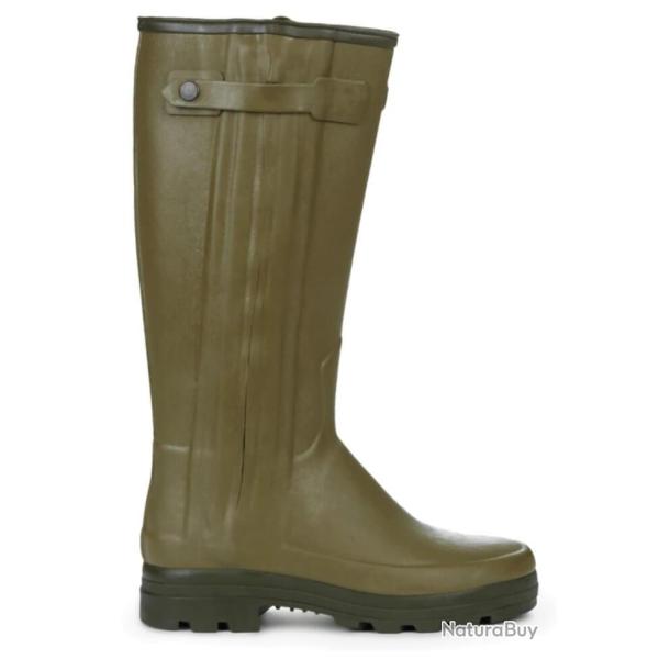 Bottes Chasseur homme doubl�es n�opr�ne vertes LE CHAMEAU-41-44