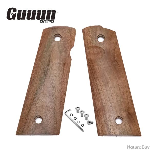 Plaquette de crosse compatible 1911 type Government - Walnut Grain