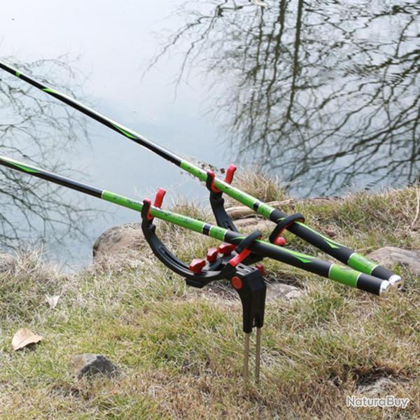 SUPPORT UNIVERSEL POUR 2 CANNES � P�CHE - LIVRAISON GRATUITE