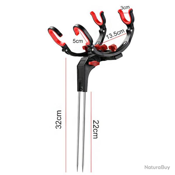 DOUBLE SUPPORT UNIVERSEL DE CANNES � P�CHE - LIVRAISON GRATUITE