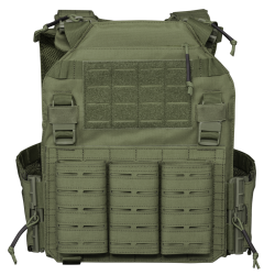 VESTE PORTE PLAQUES 600D QUICK DETACH OD