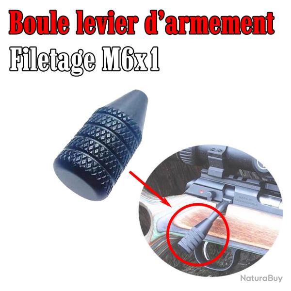 Boule levier d'armement pour filetage M6x1