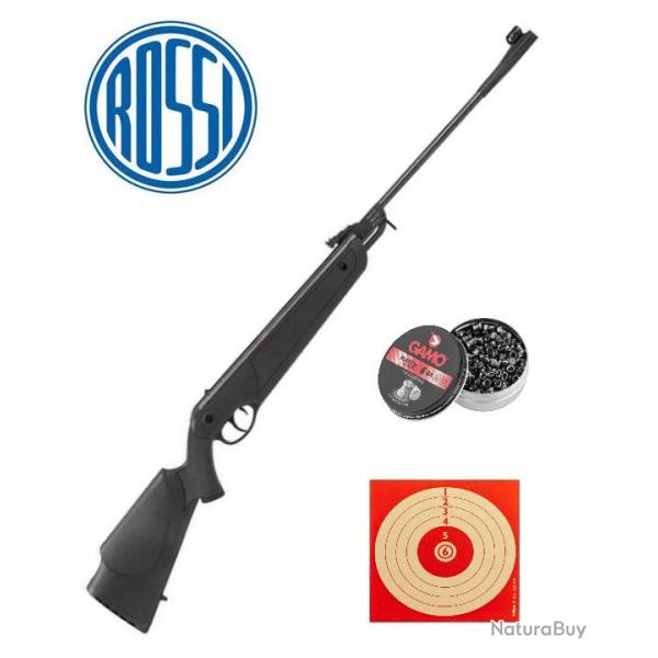 Wahoo! PACK Carabine � plomb Rossi Dione 5G - 4.5mm - 19,9J + 250 plombs Gamo+10 cibles