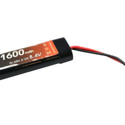 Airsoft Entrepot Batterie NiMh 8,4V 1600mAh Type Mini (Tamiya Mini)