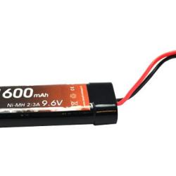 Airsoft Entrepot Batterie NiMH 9,6V 1600mAh (Tamiya Mini)