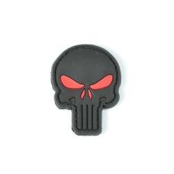Patch Punisher Noir et Rouge