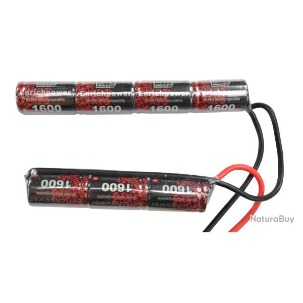EnrichPower Batterie NiMh 8.4v 1600mAh Sopmod