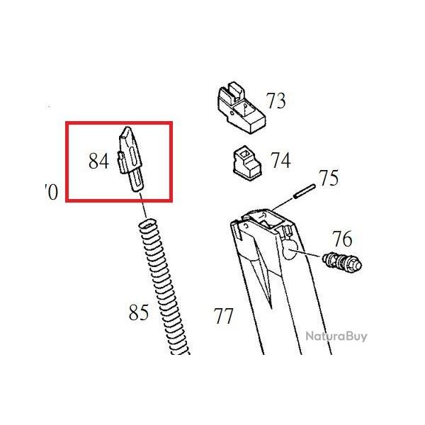 KJW Poussoir de Billes pour KP01