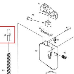 KJW Poussoir de Billes pour M4 GBBR